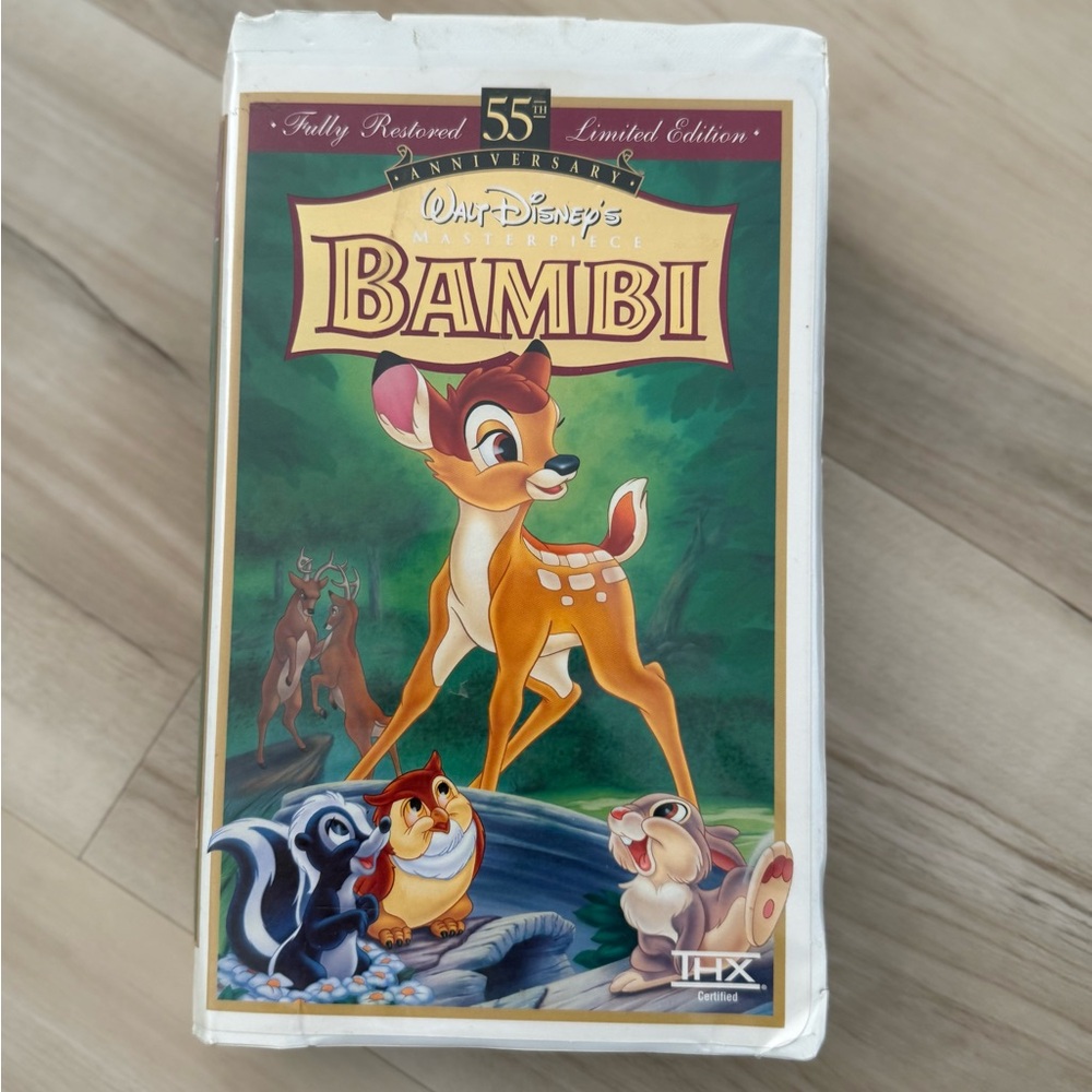RARE Disney's Masterpiece Collection Bambi
(1997) VHS Collector's Item
